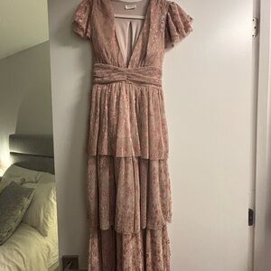 Elegant Floral Maxi Dress